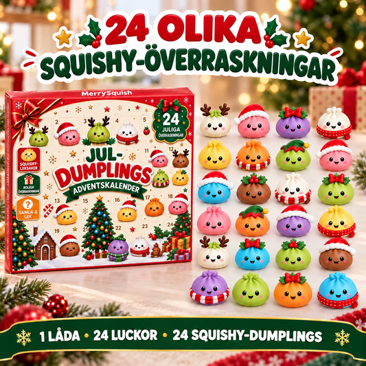 MerrySquish Original Dumpling Julekalender