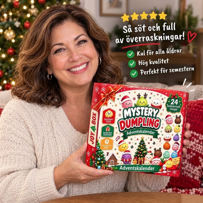 Adventskalender 2026 med squishy-dumplings