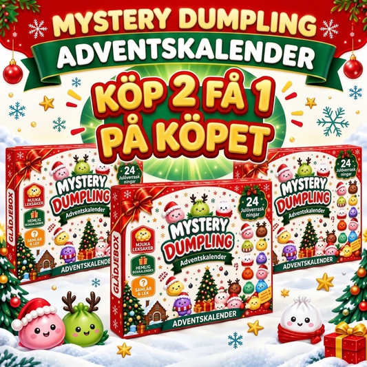 Adventskalender 2026 med squishy-dumplings
